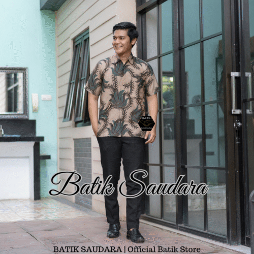 Kemeja Batik Lengan Pendek Motif Kobis - Gambar 2
