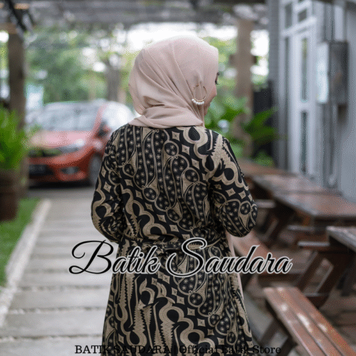 Gamis Batik Bolero Motif Seno Ageng - Gambar 4