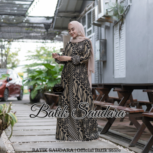 Gamis Batik Bolero Motif Seno Ageng - Gambar 3