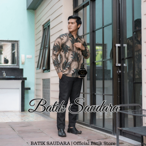 Kemeja Batik Lengan Panjang Motif Kobis - Gambar 2