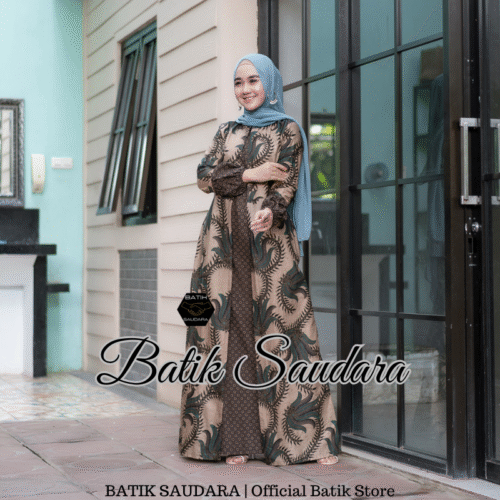 Gamis Batik Bolero Motif Kobis - Gambar 3