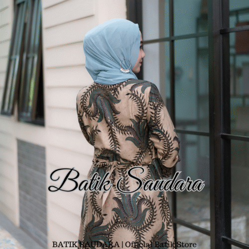Gamis Batik Bolero Motif Kobis - Gambar 4