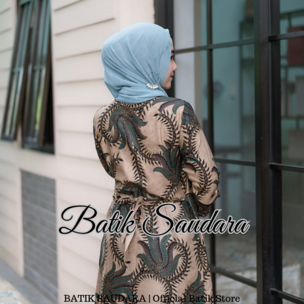 Gamis Batik Bolero Motif Kobis - Gambar 4