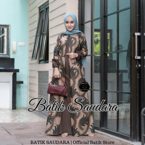Gamis Batik Bolero Motif Kobis