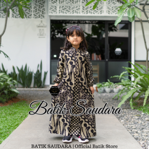 Gamis Batik Anak Motif Seno Ageng