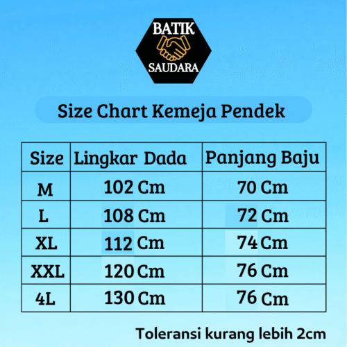 Kemeja Batik Lengan Pendek Motif Kerang - Gambar 3