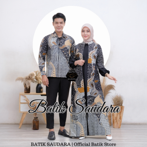Couple Gamis Batik Bolero Motif Cendrawasih
