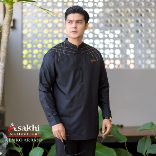 Kemeja Koko Arbani Lengan Panjang - Gambar 4